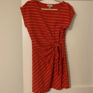 LOFT Red Terry Dress